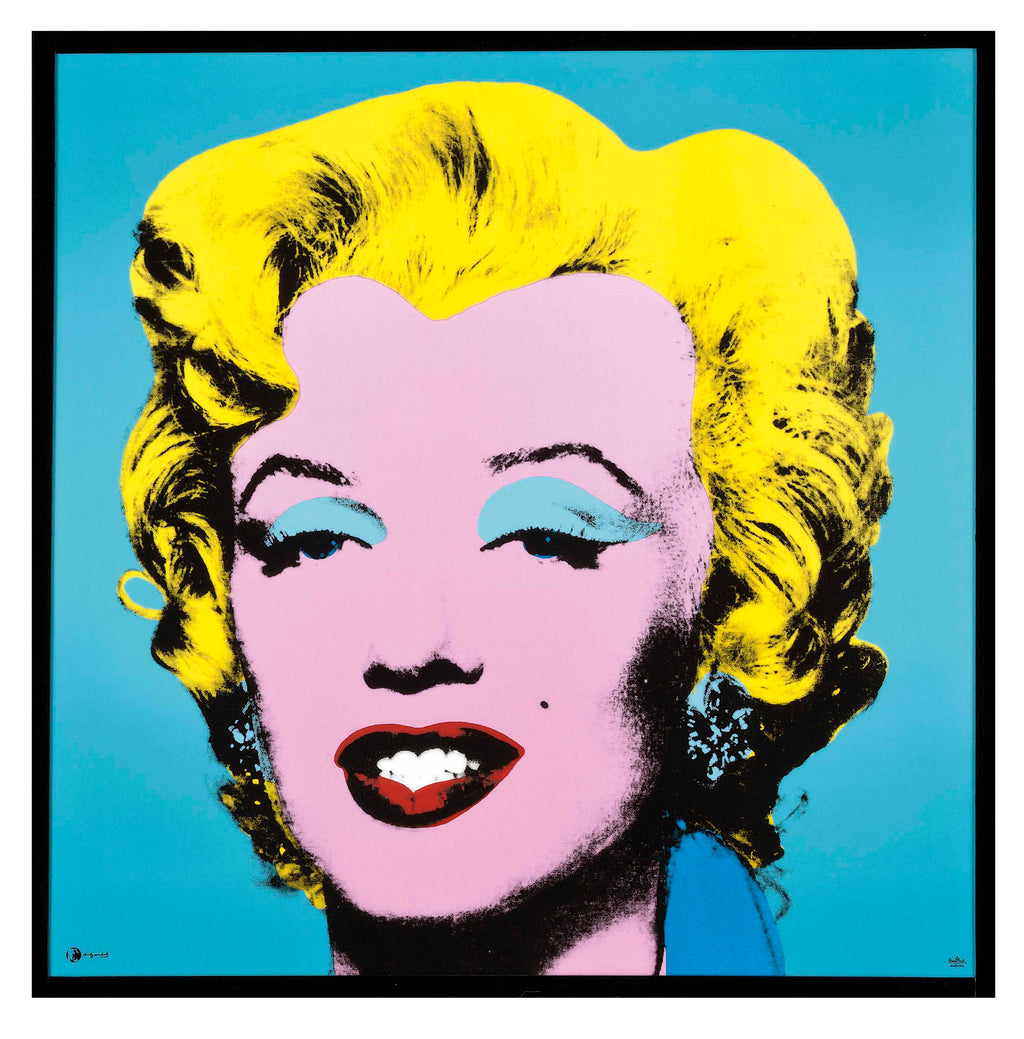 Warhol Marilyn Blue | Liquid Acrylic Art