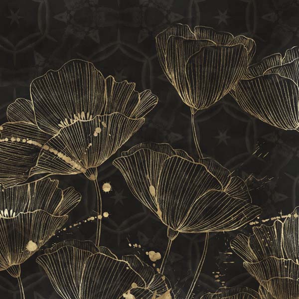 Midnight Blossoms by Aria K | Liquid Acrylic Art