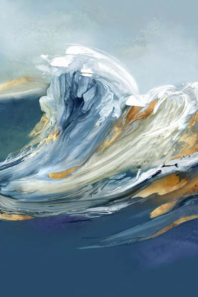 Fantasy Wave by Emma Peal | Liquid Acrylic Art
