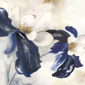 Blue Blossom Florals I by Alex Black | Liquid Acrylic Art