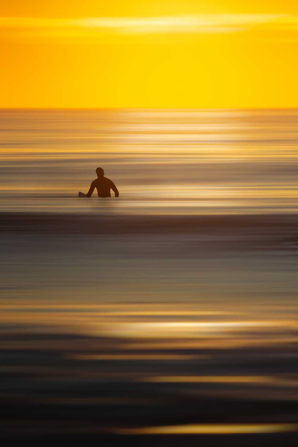 lone surfer by Thomas Tepstad Berge | Liquid Acrylic Art