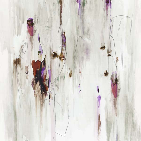 Violets in Spring by PI Studio | Liquid Acrylic Art