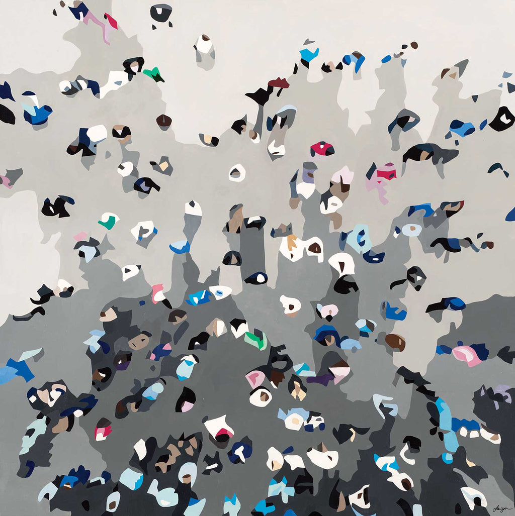 Crowd Sourcing by BethAnn Lawson | Liquid Acrylic Art