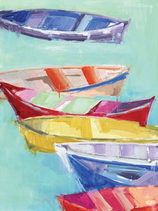Floating Boats II by Susan Pepe | Liquid Acrylic Art