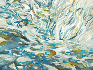 Aqua Flow by Ridgers Lisa | Liquid Acrylic Art
