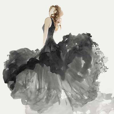 Woman in Black Dress by Aimee Wilson | Liquid Acrylic Art | High Quality Acrylic Resin Art Design By Vision Woman in Black Dress by Aimee Wilson | Liquid Acrylic Art | High Quality Acrylic Resin Art Design By Vision