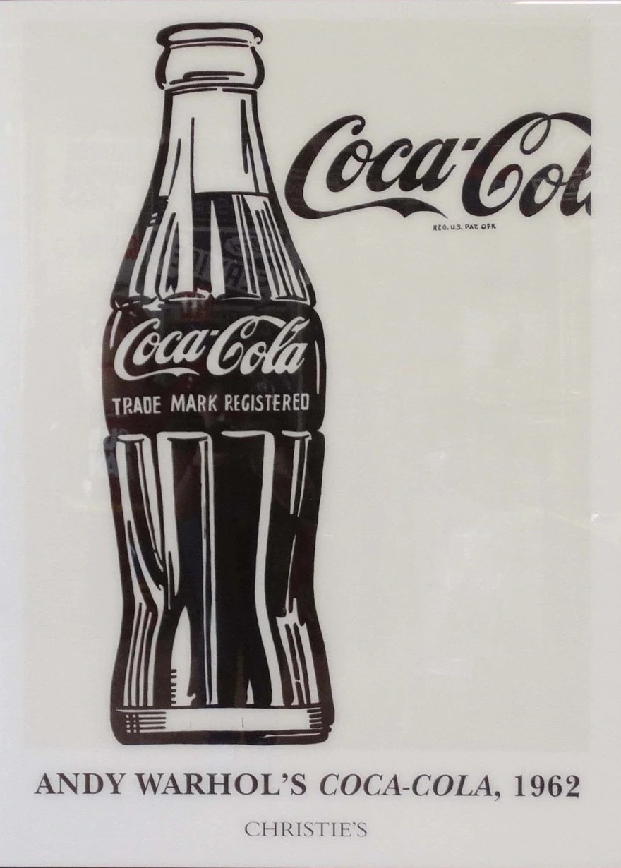 Andy Warhol's Coca Cola 1962 | Liquid Acrylic Art
