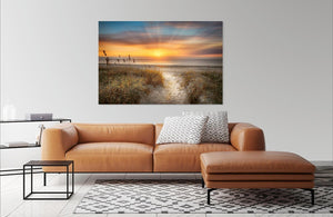 Sandy Walk At The Dunes by Celebrate Life Gallery | Liquid Acrylic Art