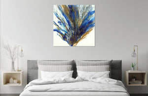 Wave of Blue Coral by Liz Jardine | Liquid Acrylic Art
